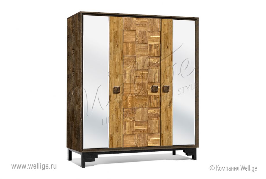 Фото - 1 - Шкаф для одежды 3-х дв. "Cube Design"