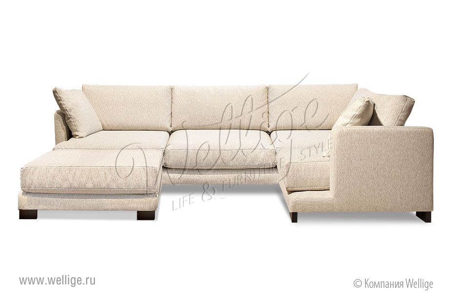 Фото - 1 - "Леформ" диван угловой с оттоманкой