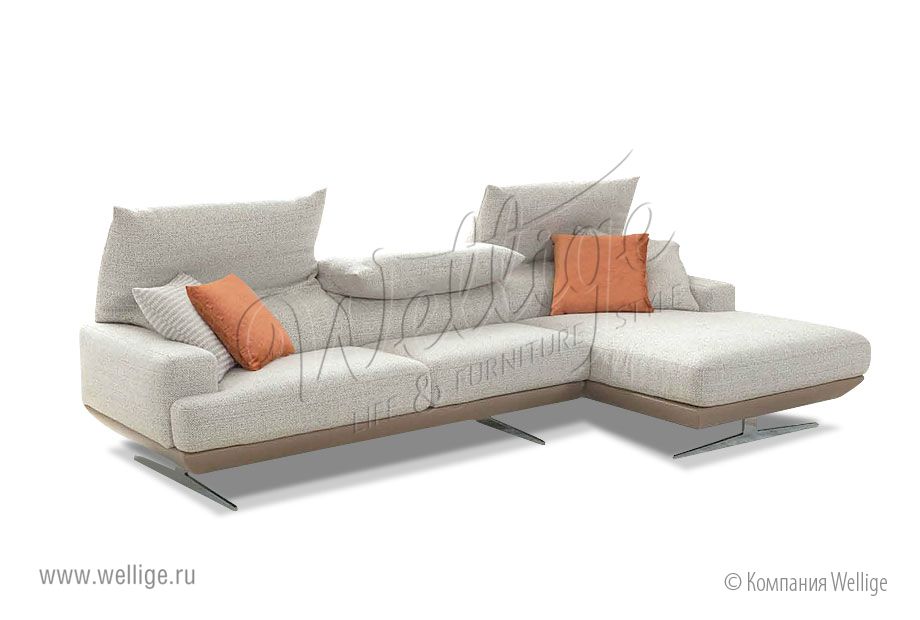 Фото - 1 - "Капристо" диван с оттоманкой