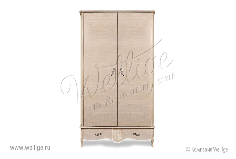 Фото - 1 - Шкаф для одежды "Katrin" 2-х дв. без зеркала