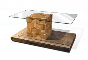 Стол журнальный "Cube Design" (стекло)