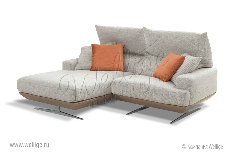 Фото - "Капристо" диван с оттоманкой S